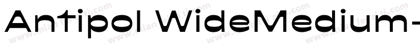 Antipol WideMedium字体转换